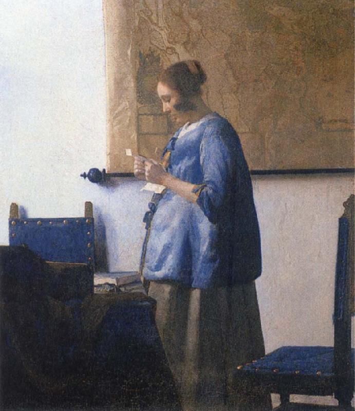 Johannes Vermeer Woman Reading a Letter oil painting picture